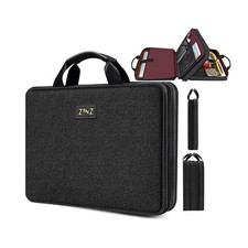Laptop Case 15 15.6 16 inch Sleeve, Expandable Computer Hand Bag with Multi-p...