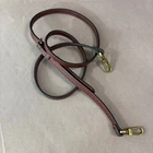 Fossil Bag Replacement Strap Brown Leather Crossbody Pebble Grain Brass Hardware