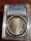 1882-S $1 Morgan Silver Dollar PCGS MS63