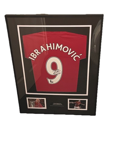 Rare Zlatan Ibrahimovic Signed Manchester United Shirt With COA - Picture 1 of 5