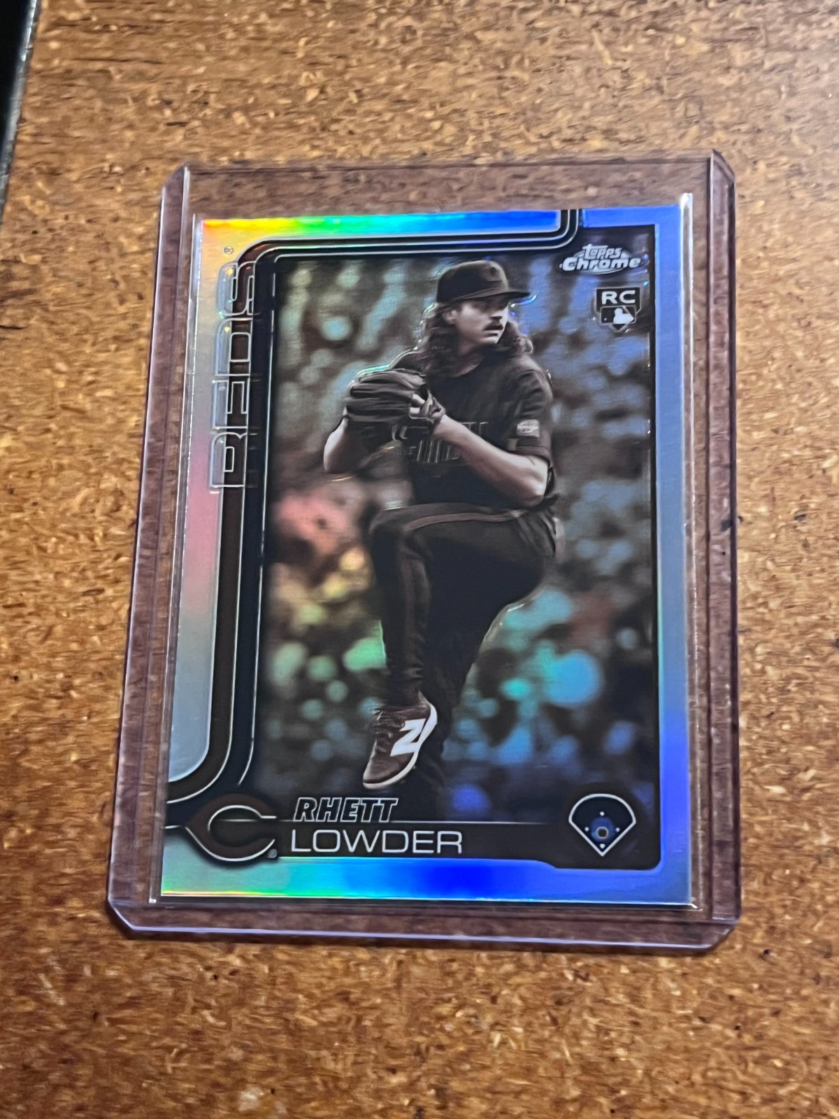 2025 Topps Chrome Baseball Sepia Refractor # 147 Rhett Lowder RC