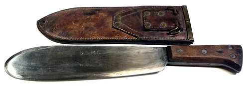 USMC Bolo Knife Machete with Boyt 45 Sheath Vintage Military WW2