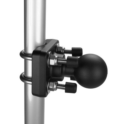 Double U Bolt 1.5 Inch Mount Base For Rails 0.75 To 1.21 Inch Diameter