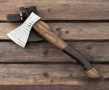 Custom Handmade 16" High Carbon Steel Axe with Rosewood Handle