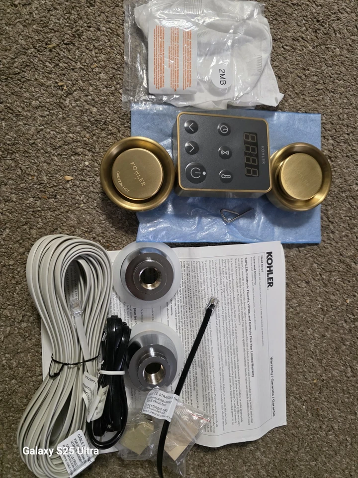 KOHLER Invigoration Series Tandem Steam Generator Control Kit 5558-2MB - Image 4 of 4