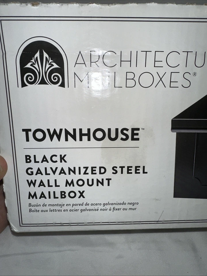 Architectural Mailbox Townhouse Galvanized Steel Wall Mount - Image 2 of 4