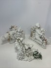 Grandeur Noel Polar Bear Figurines 3 Piece Set Packed in Original Box Read: