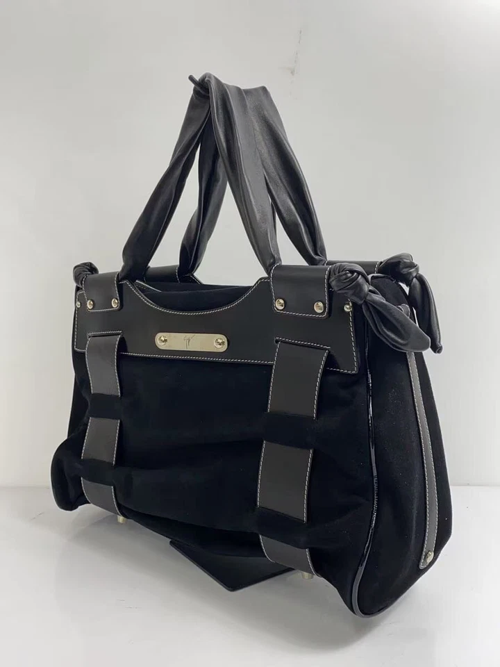 Giuseppe Zanotti Leather Tote Bag in Black - Image 2 of 4