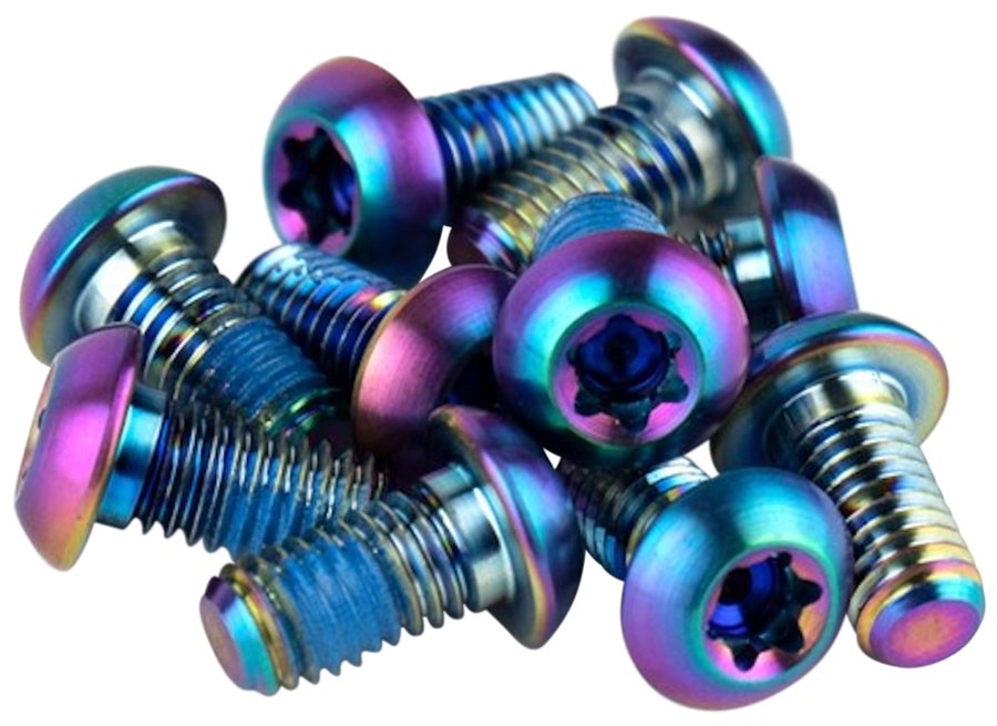 Комплект болтов для крепления ротора SRAM Titanium T25 - Rainbow комплект из 12 10190₽