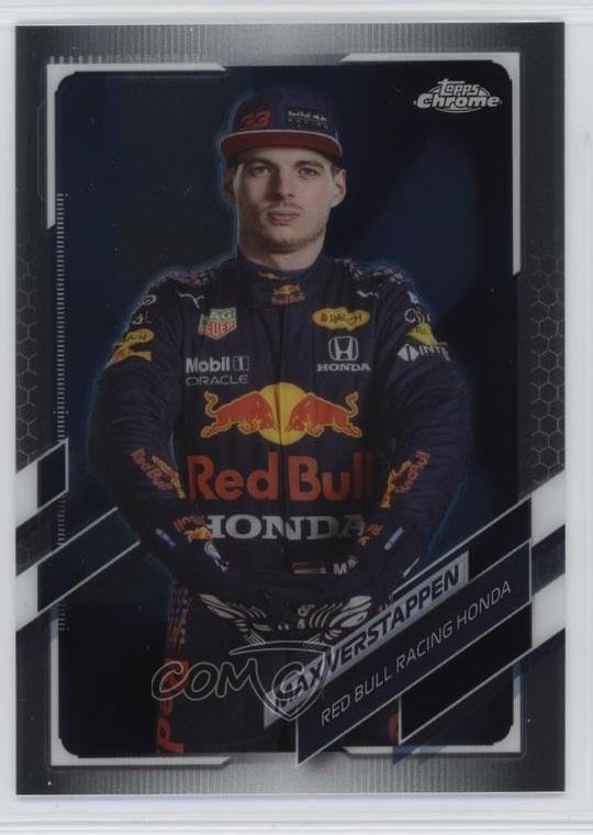 2021 Topps Chrome Formula 1 F1 Racers Max Verstappen #3 u0u
