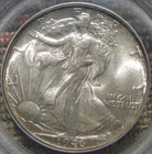 1946 Silver Walking Liberty Half Dollar PCGS MS64 OGH Lightly Toned