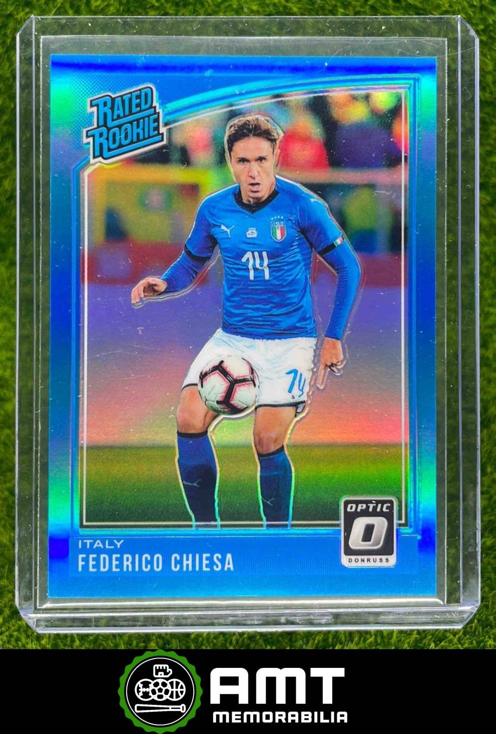 Federico Chiesa RC 131/149 2018 Panini Donruss Optic Aqua Italy #192