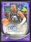 2025 Bowman Isaiah Collier Chrome Auto Purple Refractor /250 #BCA-IC Jazz