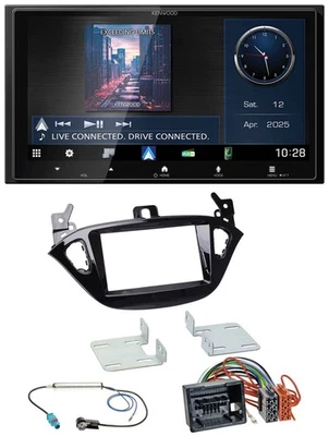 Kenwood Bluetooth 2DIN USB DAB MP3 Autoradio für Opel Adam ab 13 Corsa E ab 15 - Bild 1 von 4