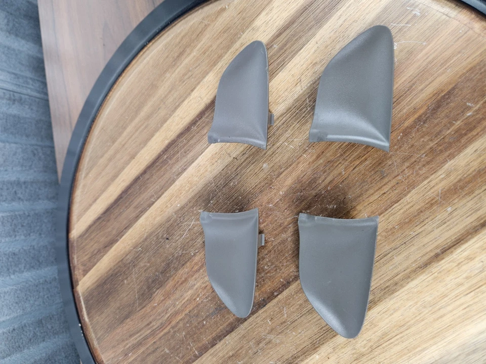 1998-2005 Lexus GS300 GS400 GS430 OEM Door Handle Insert Brown Set Of 4 - Image 3 of 4