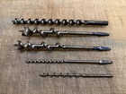 5 Antique Auger Bits - Drill Bits For Hand Bit & Brace Vintage Craftsman & Other — photo 2