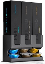 GALVANOX Holder for Nespresso Vertuo Pods Countertop Dispenser Stand, Black