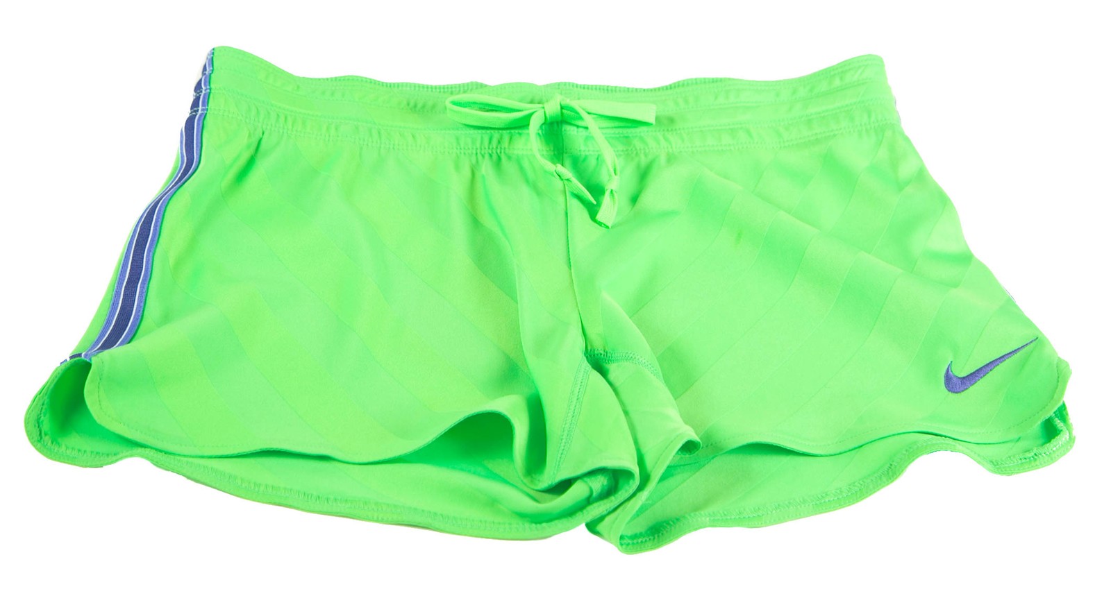 Nike Women's Dri-Fit Running Shorts Green Blue