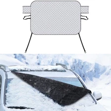Winter Universal Car Windshield Cover Protector Snow Ice Frost Guard Sun Shade
