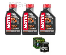 KIT TAGLIANDO MOTUL 7100 10W30 + FILTRO OLIO PER HONDA CB 500 X CB 500 F 2013-20