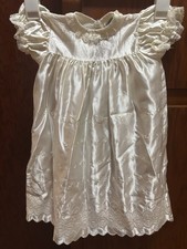 Vintage Madonna by Haddad Ivory Christening Dress Gown