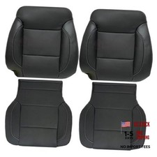 Driver Passenger Bottom Top Lean Back Replacement Perforated Leather Seat