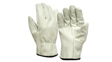 DNOW/Pyramex Select Grain Cowhide Leather Driver Gloves, 12 Pairs, 2XL