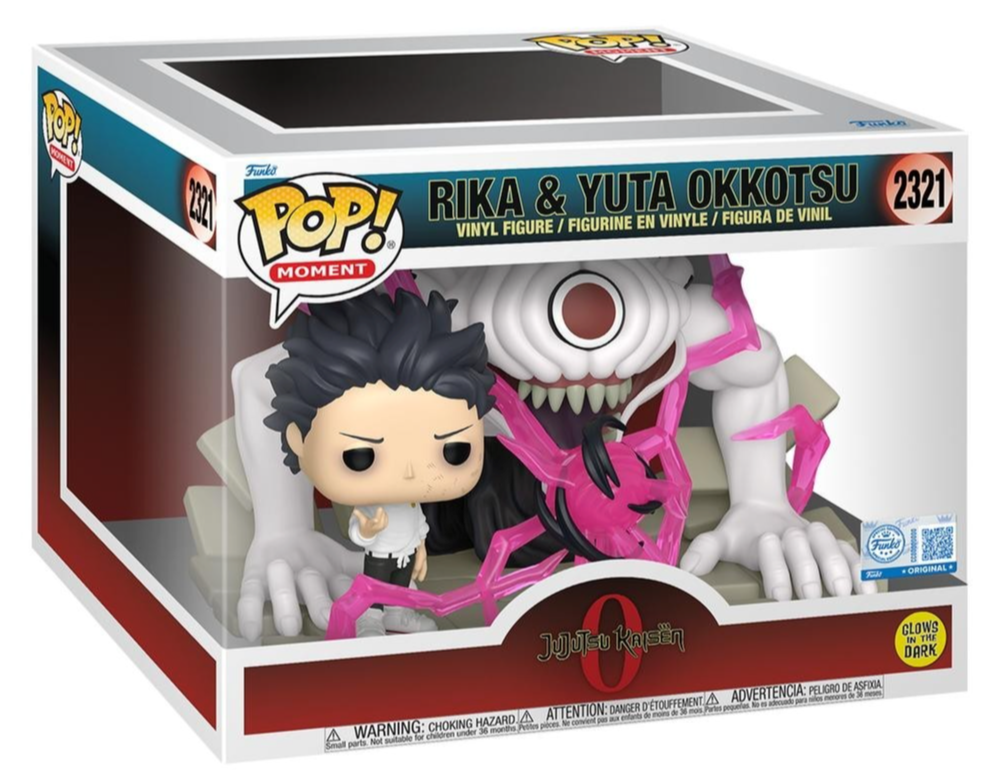Funko Pop! Rika & Yuta Okkotsu GLOW #2321 Jujutsu Kaisen Exclusive