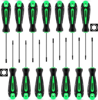 14Pcs Mini Hex Screwdriver Set, Metric(0.9Mm-3Mm) SAE(0.035''-1/8) Hex Allen Wren