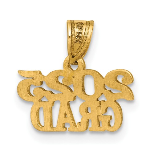 Custom Football Name Necklace - 14k Yellow Gold, Personalized With Name & Number, 18 Inch Chain - Sports Charm Gift