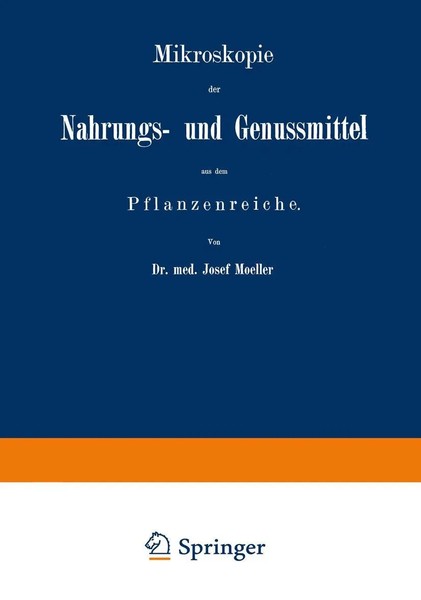 Josef Moeller | Mikroskopie Der Nahrungs- Und Genussmittel Aus Dem...-image