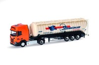 Herpa Lkw Scania Cr 20 Hd Aerop. Saugsilo-Sz SteinküHler 953948