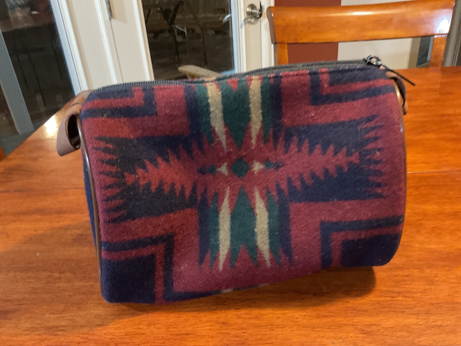 Pendleton Aztec Southwestern Pattern Wool Zippere… - image 3
