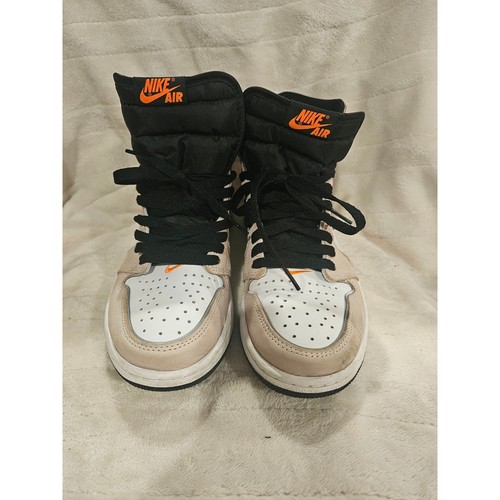 Nike Air Jordan 1 Retro High OG Hyper Royal Arancione Sneakers Moda Uomo - Foto 2 di 7