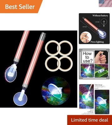 6 Pcs Diamond Painting Wheel Tool LED Diamond Art Supplies and Accessories Di...