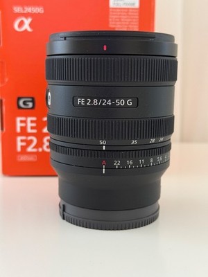 Sony FE 24-50mm f/2.8 SEL2450G Vollformat Zoom - wie NEU, in OVP E-Mount