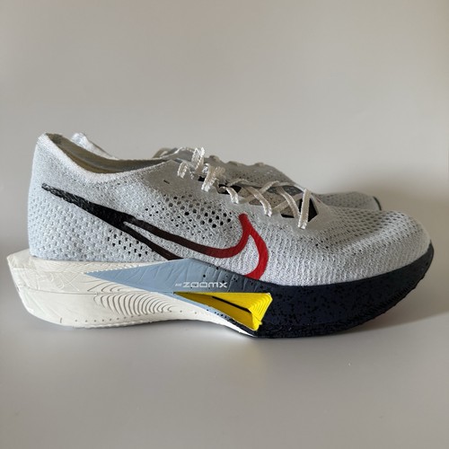 Nike Men’s 12 ZoomX Vaporfly NEXT% 3 Pure Platinum/Psychic Blue HJ9079-100 NEW