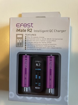 Efest iMate R2 Intelligent QC 2-Channel Charger
