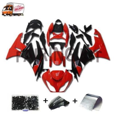 FK Injection Red Black ABS Fairing Fit for Kawasaki NINJA 2009