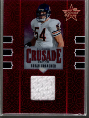 A8776 2005 Leaf Rookies and Stars Crusade Materialien C5 Brian Urlacher Trikot /