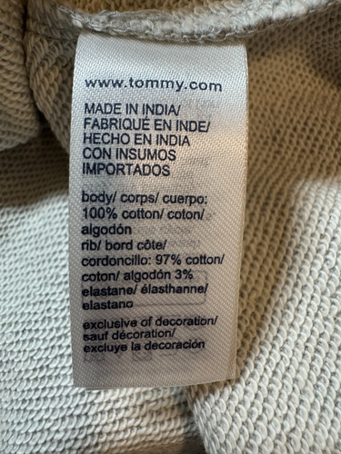 TOMMY JEANS sz 16 y SWEATSHIRT JUMPER PULL ON HOODIE SOLID EMBROIDERED LOGO LONG - Picture 6 of 6