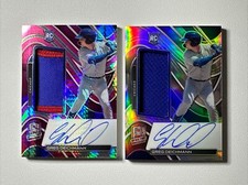 2022 Chronicles #115 Greg Deichmann RC ⚾️ Spectra Neon Pink /49 Patch Auto -Cubs