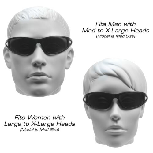 Gafas de sol de seguridad bifocales para leer hombres mujeres deportes motocicleta amarillo HD - Imagen 7 de 19
