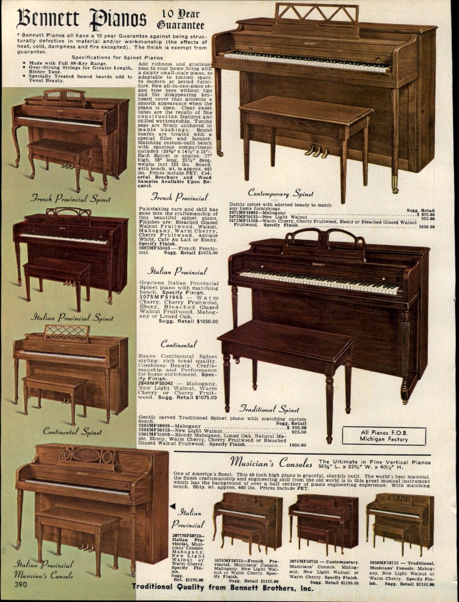 1963 PAPER AD Hitachi Transistor Radio SW Marine Bennett Piano