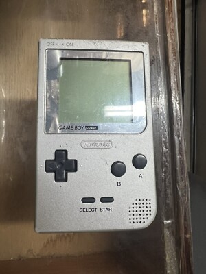 Nintendo Game Boy Pocket Silver Handheld System 34722582308| eBay