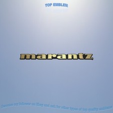 MARANTZ emblema brusched badge ASK logo decal sticker plate adesivo sostituzione