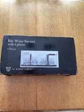 Boston Red Sox Etched Baseball Bat Whiskey Decanter w/ 4 Glasses Set Wine Savant