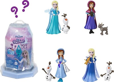 Frozen Toys kleine Puppe Ice Reveal Squishy Ice Mattel Disney zufällig sortiert
