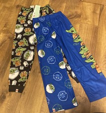 LEGO Disney Star Wars Baby Yoda Boys PJ Pants Size 8 2 Pack Of Pants