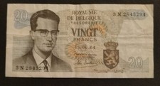 Belgium 20 Francs 1964